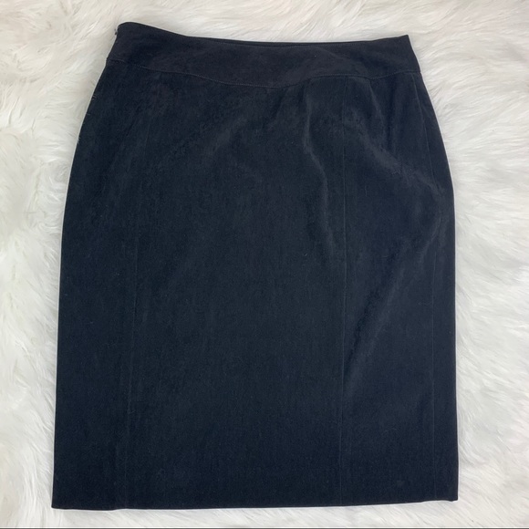 New with tags women’s size 8 Doncaster black stretchy polyester pencil skirt - Picture 8 of 11